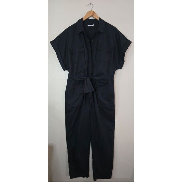 Unsubscribed Desert Jumpsuit Coveralls Womens Size 8 Tie Waist Relaxed - Picture 2 of 12